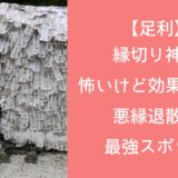 足利 縁切り神社：怖いけど効果絶大？悪縁退散の最強スポット