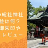 前橋の総社神社ご利益は何？限定御朱印やお守りレビュー